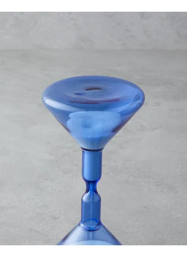 Calva Hourglass 14.5 cm Blue