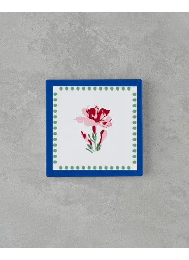 Vespera Ceramic Coaster 11 cm Navy Blue