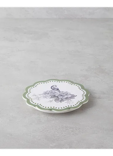 Edenic Melamine Trivet 17 cm White - Green