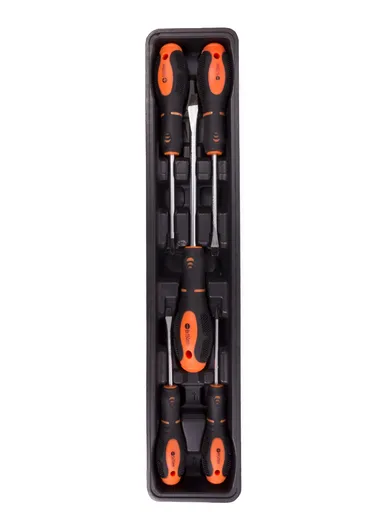 85 PCS Professional Grade Tool Set with Heavy-Duty Metal Box, 1/4" &amp; 1/2" Dual-Driver CT128502