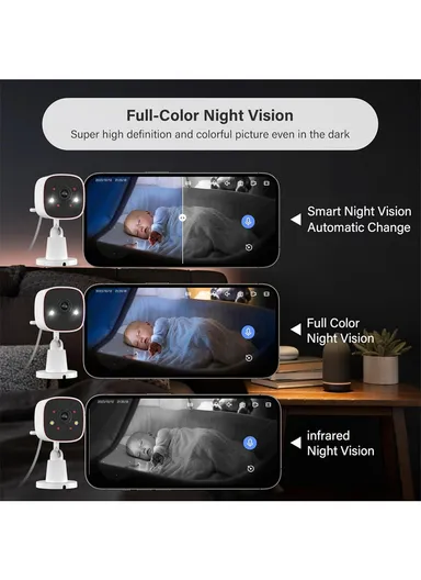 4-channel Wireless Camera Kit, IP66 Waterproof With H.265 NVR, 1TB HDD, 2MP HD Smart Life Applications TS7008-4