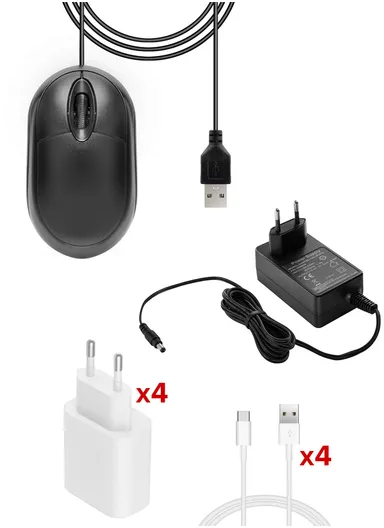 4-channel Wireless Camera Kit, IP66 Waterproof With H.265 NVR, 1TB HDD, 2MP HD Smart Life Applications TS7008-4