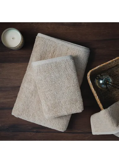 Cool 70 x 140 cm Bath Towel Premium Cotton - Beige