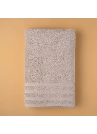 Modern 70 x 140 cm Bath Towel Premium Cotton - Beige