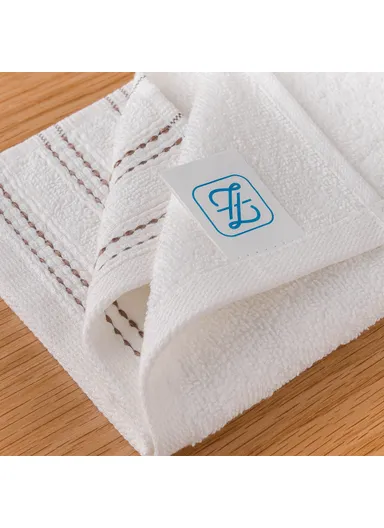 Stylish 70 x 140 cm Bath Towel Premium Cotton - White