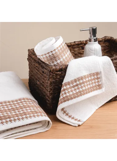 Ziggy Premium Cotton Bath Towel (L140 x W70)cm - White