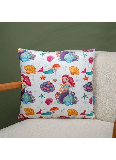 43 x 43 cm Juicy Vibrance Printed Decorative Cover Cushion - Colorful