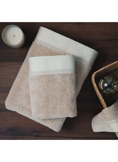 Newfangled 70 x 140 cm Bath Towel Premium Cotton - Beige
