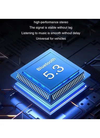 Bluetooth 5.3 Hands-free Call U-disk MP3 Music Player Type-C with Dual USB Car Charger GZ01