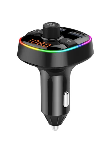 MP3 Car Player Bluetooth 5.0, FM Transmitter, TF Card/U-disk Support &amp; Dual USB Port Car Charger BC52L