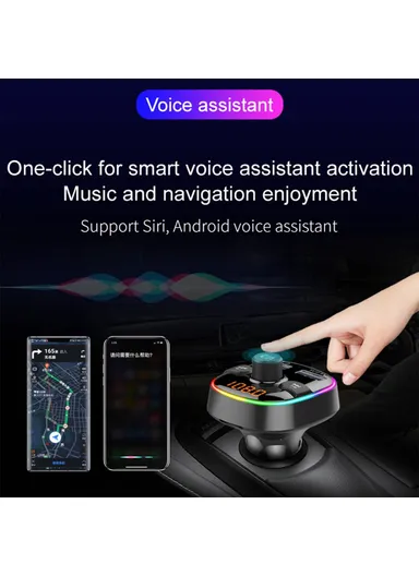 MP3 Car Player Bluetooth 5.0, FM Transmitter, TF Card/U-disk Support &amp; Dual USB Port Car Charger BC52L