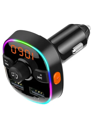 MP3 Car Player Bluetooth 5.0, FM Transmitter, TF Card/U-disk Support &amp; Dual USB Port Car Charger BC52L