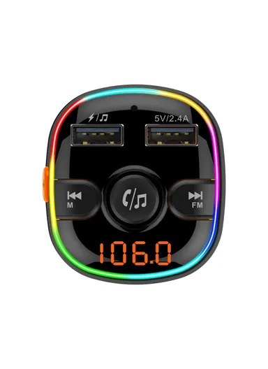 MP3 Car Player Bluetooth 5.0, FM Transmitter, TF Card/U-disk Support &amp; Dual USB Port Car Charger BC52L