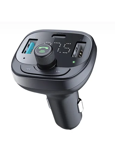 Multi-Purpose Car Music Player with Bluetooth 5.0, FM Transmitter, QC3.0 USB Fast Charging &amp; TF Card/U-disk/BT S-21