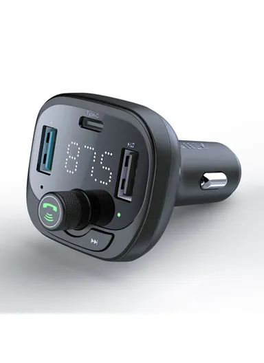Multi-Purpose Car Music Player with Bluetooth 5.0, FM Transmitter, QC3.0 USB Fast Charging &amp; TF Card/U-disk/BT S-21