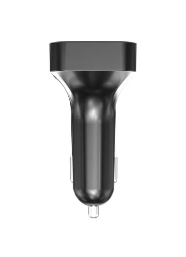 Bluetooth 5.0, Hands-free Call, FM Transmitter MP3 Music Player with Colorful LED Light, Type-C &amp; Dual USB Car Charger U-disk / TF Card F18