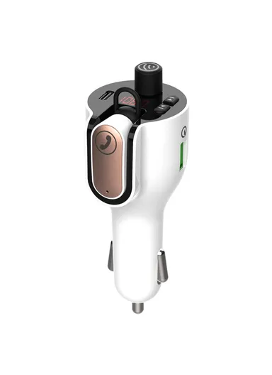 Car Charger FM Transmitter Bluetooth-compatible 5.0 FM Modulator Headset