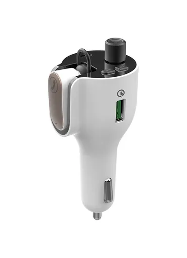 Car Charger FM Transmitter Bluetooth-compatible 5.0 FM Modulator Headset