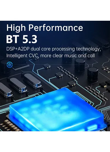 48W Car Charger Fast Charging Adapter, Bluetooth-Compatible, MP3 Player, FM Transmitter with Ambient Light BC89