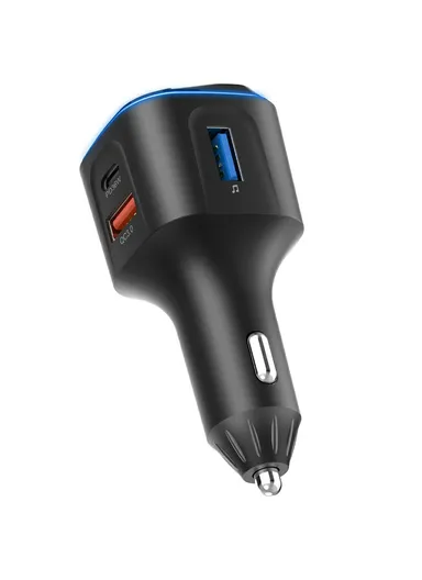 Car Charger Bluetooth-Compatible MP3 Player Hands-Free Calling Voltage Display Adapter BC80