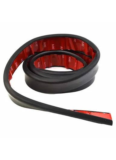 Car Wheel Eyebrow Anti-Collision PVC Strip Wheel Arch Fender Trim Sticker (L150 x W4.5)cm - Black