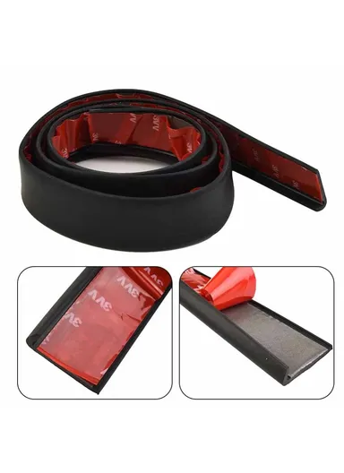Car Wheel Eyebrow Anti-Collision PVC Strip Wheel Arch Fender Trim Sticker (L150 x W4.5)cm - Black