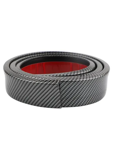 Car Wheel Eyebrow Anti-Collision PVC Strip Wheel Arch Fender Trim Sticker (L150 x W4.5)cm - Carbon Fiber