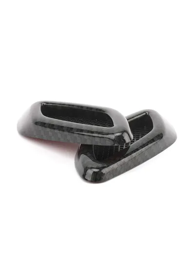 6 Pcs Car Decoration Set Air Flow Vent Sticker LKT032 - Silver