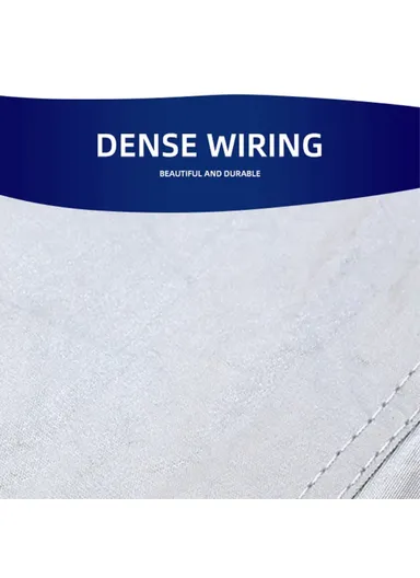 004 Outdoor Car Cover Sun Protection Snowproof Aluminum Foil Car Tarp with Reflective Strips / Storage Bag - YL/(L475 x W190 x H175) cm