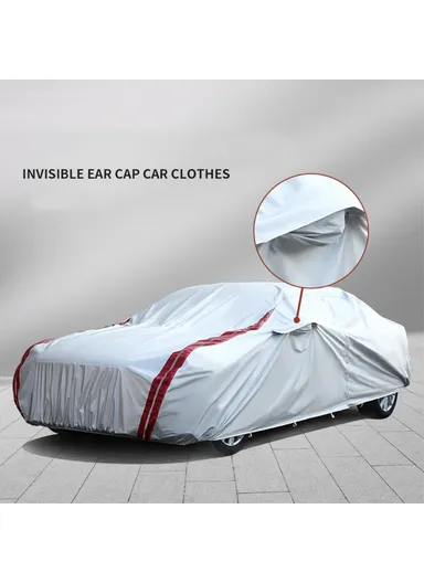 Oxford Cloth Car Cover All Weather Rain Snow UV Sun Hail Protector with Storage Bag - 2XL