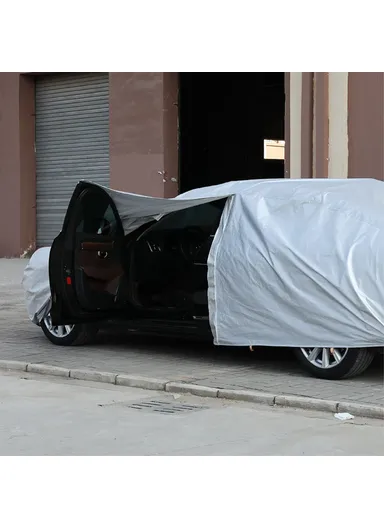 Oxford Cloth Car Cover All Weather Rain Snow UV Sun Hail Protector with Storage Bag - 2XL