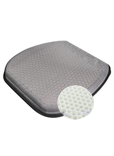 5V USB Car Cooling Cushion Mesh + Gel Summer Cool Universal Car Interior Seat Cover Pad - Grey