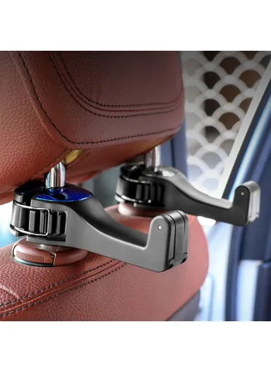 Multifunctional Car Back Seat Headrest Holder Hanger Hook CS-G02 - Gold