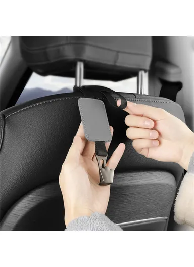 Multifunction Car Seat Headrest Hook Backseat Hanger Storage 3053 - Black