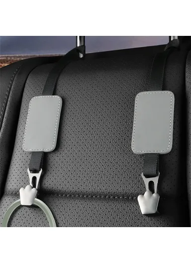 Multifunction Car Seat Headrest Hook Backseat Hanger Storage 3053 - Black
