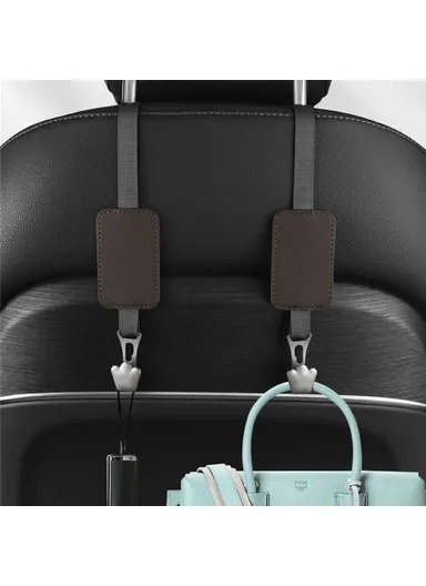 Multifunction Car Seat Headrest Hook Backseat Hanger Storage 3053 - Black