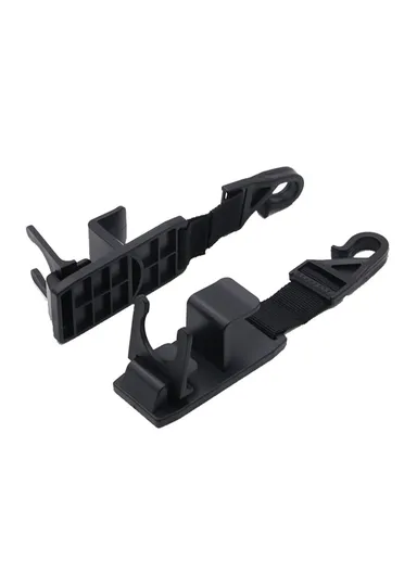 2 Pcs Universal Car Headrest Hooks Auto Back Seat Hanger Easy Installation Storage