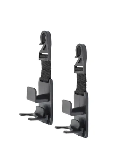 2 Pcs Universal Car Headrest Hooks Auto Back Seat Hanger Easy Installation Storage