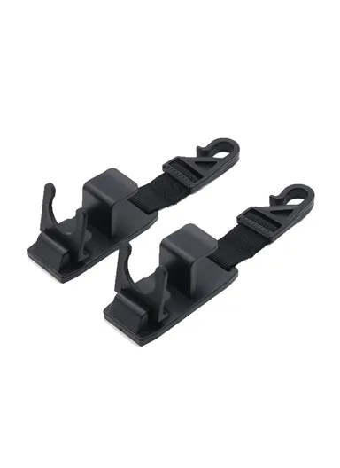 2 Pcs Universal Car Headrest Hooks Auto Back Seat Hanger Easy Installation Storage