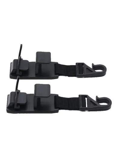 2 Pcs Universal Car Headrest Hooks Auto Back Seat Hanger Easy Installation Storage