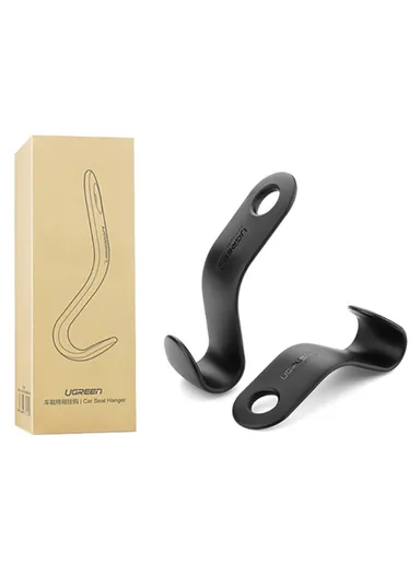 2Pcs Car Seat Headrest Hooks Universal Back Seat Organizer Hanger Storage Hook for Handbag Purse Grocery Bag
