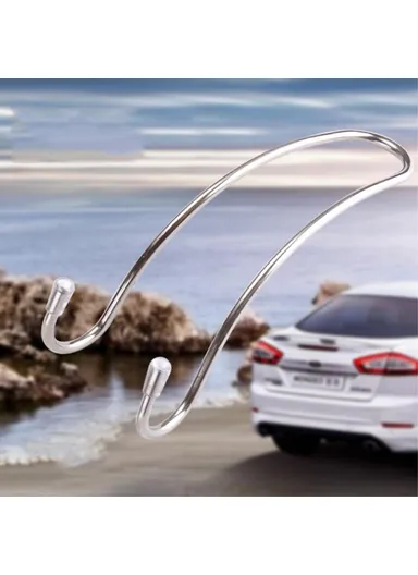 2Pcs Car Seat Back Headrest Hanger Hook Bag Cloth Organizer Holder