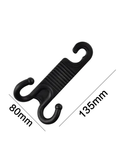 2 Pcs Groceries Storage Headrest Hanger Plastic Car Back Seat Bag Holder Double Hooks