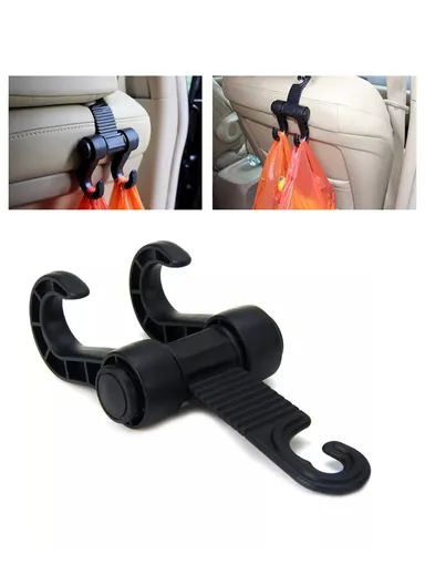 Car Seat Back Hook Multi-functional Auto Car Seat Hanger Holder with Adjustable Hooks