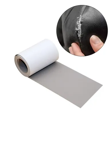 Leather Repair Tape Patch, Leather Adhesive for Sofa Car Seat Handbag Jacket - Light Grey