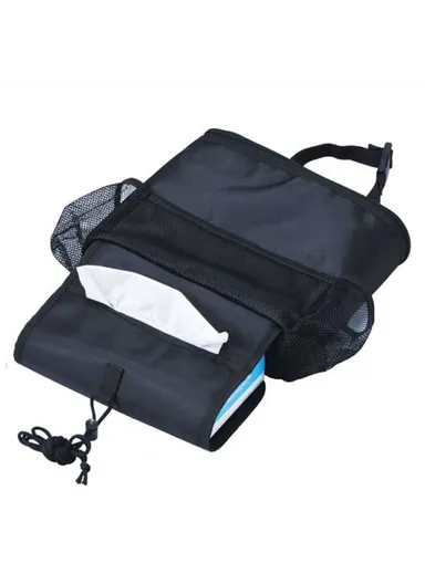 Car Seat Back Cooler Bag Oxford Cloth &amp; Aluminum Foil Insulated Thermal Hanging Storage Organizer