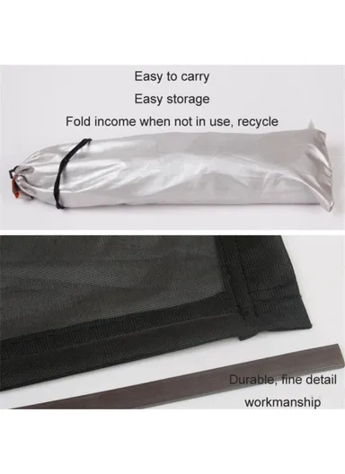 UV Protection Magnetic Car Sunroof Window Sunshade Anti-Mosquito Mesh Cover Shading Net- Size L