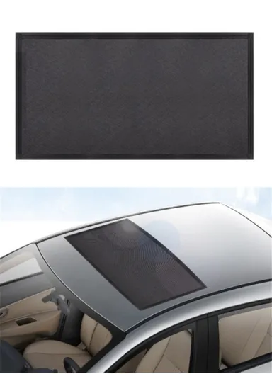 UV Protection Magnetic Car Sunroof Window Sunshade Anti-Mosquito Mesh Cover Shading Net- Size L