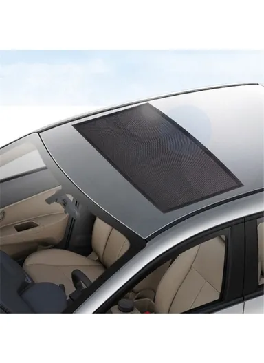UV Protection Magnetic Car Sunroof Window Sunshade Anti-Mosquito Mesh Cover Shading Net- Size S