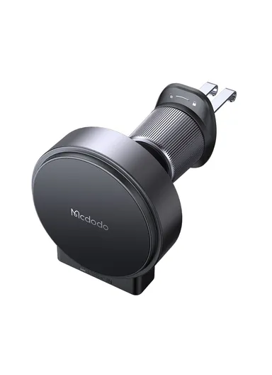 15W Car Air Outlet Magnetic Wireless Car Charger with Built-In Retractable Cable CH-3000